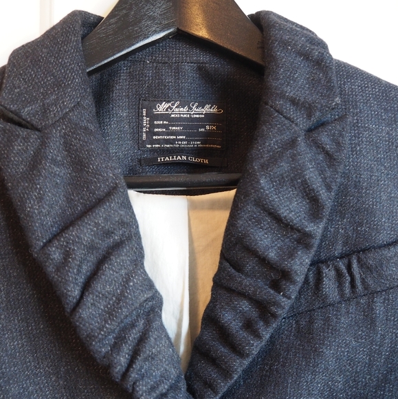 All Saints Tailored Louvre Jacket - Picture 4 of 12